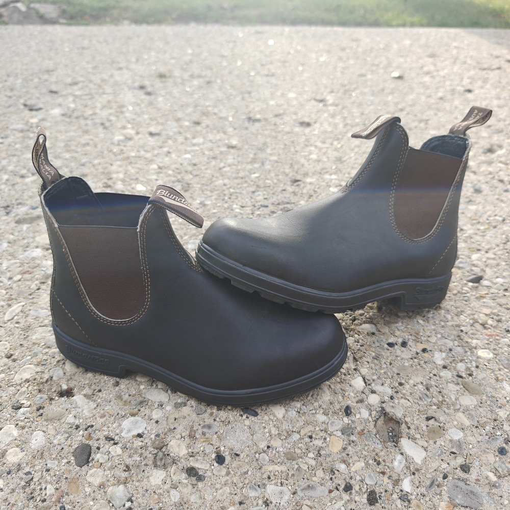 Blundstone Originals  500 Chelsea Boots, Stout Brown, Mens Size US7.5 (AU6 1/2)